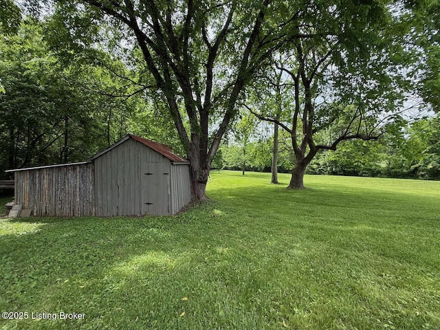3637 Mount Washington Rd, Taylorsville, KY 40071 - view of green lawn with an outbuilding