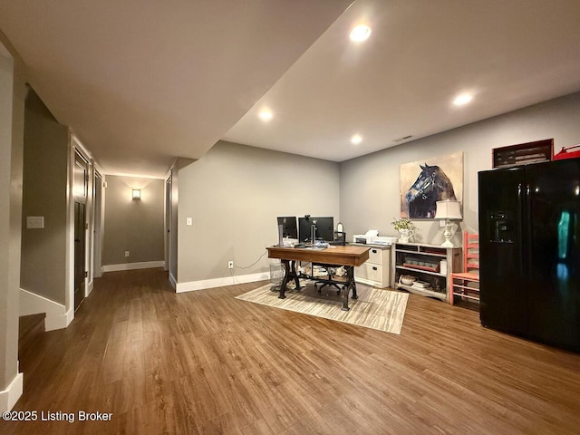 3637 Mount Washington Rd, Taylorsville, KY 40071 - office space with wood finished floors and recessed lighting