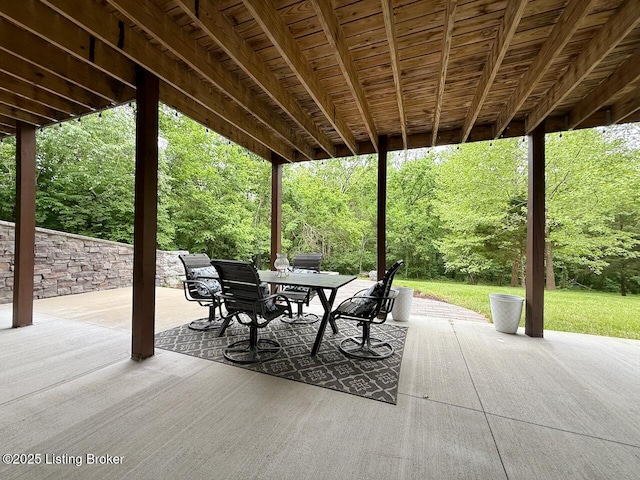 3637 Mount Washington Rd, Taylorsville, KY 40071 - view of patio / terrace with outdoor dining space