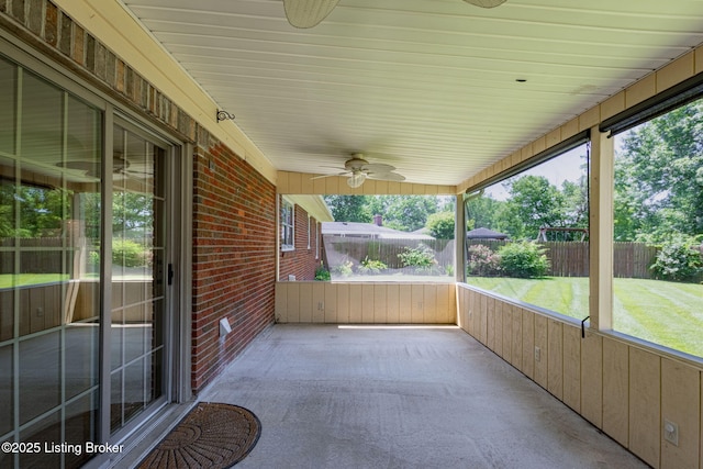 7502 Sam Ct, Louisville, KY 40214 - view of patio with ceiling fan