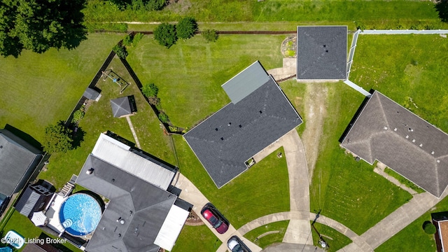 7502 Sam Ct, Louisville, KY 40214 - aerial view of a pool area