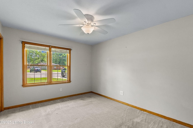 7502 Sam Ct, Louisville, KY 40214 - empty room featuring a ceiling fan and light colored carpet