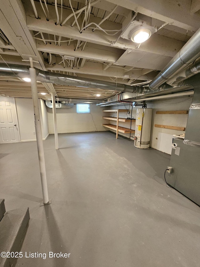 3919 Staebler Ave, Louisville, KY 40207 - below grade area featuring gas water heater