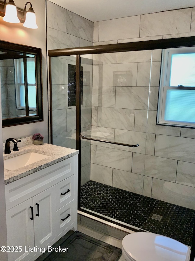 444 Lagrange Rd, New Castle, KY 40050 - bathroom featuring vanity and a shower stall