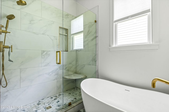 6115 Passionflower Dr, Prospect, KY 40059 - bathroom with a stall shower and a freestanding bath