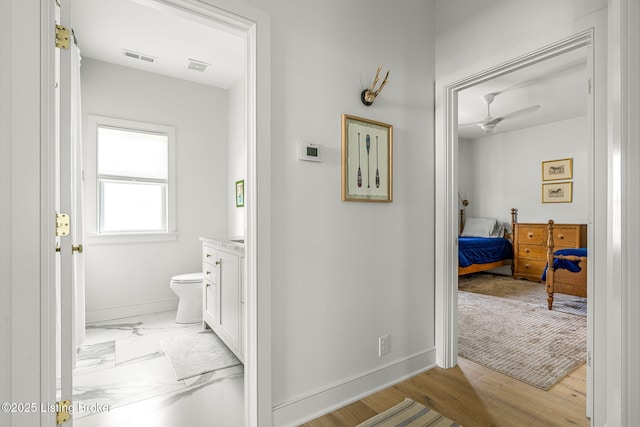 6115 Passionflower Dr, Prospect, KY 40059 - hallway featuring baseboards