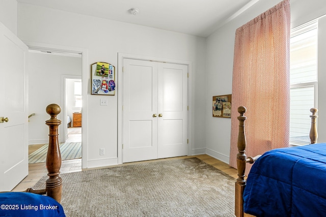 6115 Passionflower Dr, Prospect, KY 40059 - bedroom featuring wood finished floors and a closet