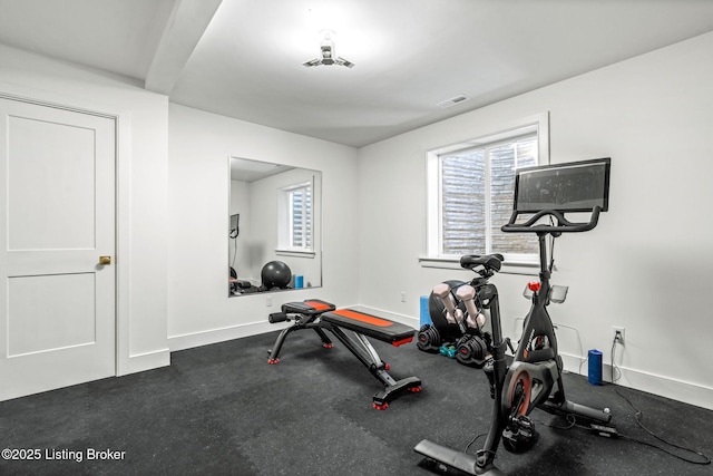 6115 Passionflower Dr, Prospect, KY 40059 - workout room featuring baseboards