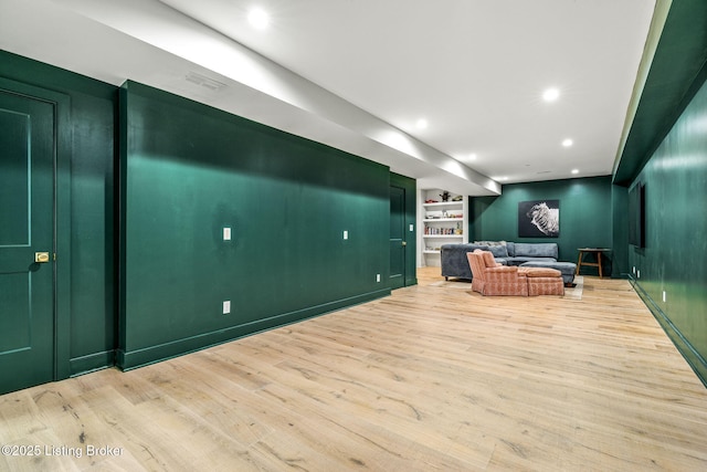 6115 Passionflower Dr, Prospect, KY 40059 - living area with light wood-style flooring and recessed lighting