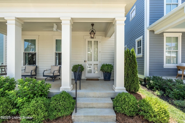 6115 Passionflower Dr, Prospect, KY 40059 - view of exterior entry featuring a porch