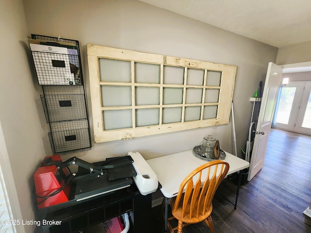 12630 Orell Station Pl, Louisville, KY 40272 - dining room with wood finished floors and a desk
