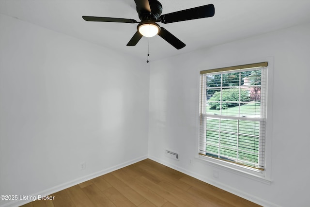 3407 Hillsboro Rd, Louisville, KY 40207 - empty room featuring wood finished floors and a ceiling fan