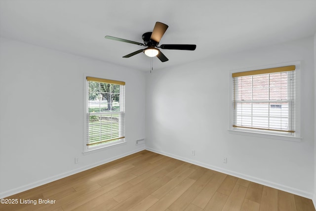 3407 Hillsboro Rd, Louisville, KY 40207 - spare room featuring light wood finished floors and a ceiling fan