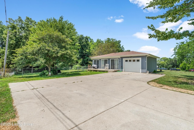2625 Shumate Rd, Ekron, KY 40117 - view of front facade featuring concrete driveway and an attached garage