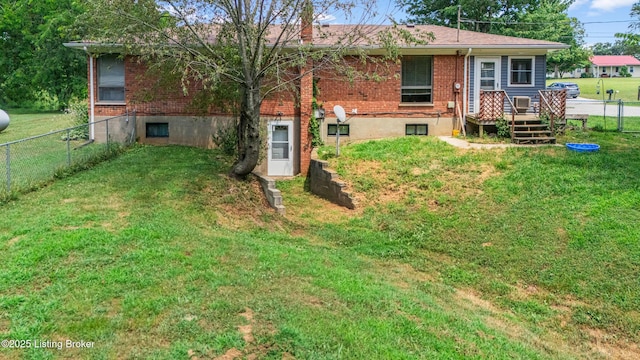 2625 Shumate Rd, Ekron, KY 40117 - rear view of property featuring brick siding