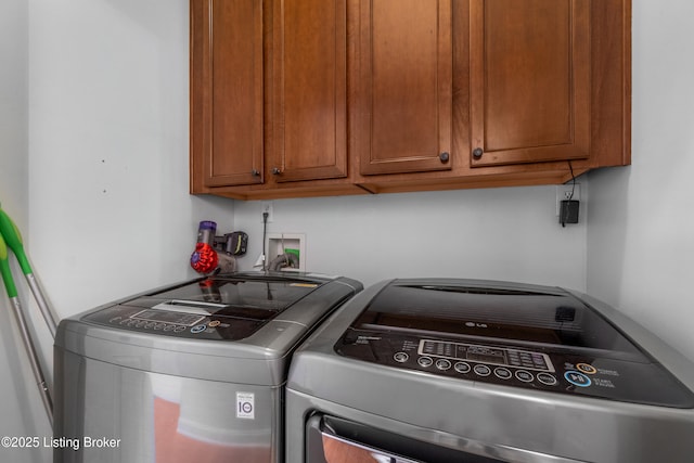 10008 Hornbeam Blvd, Louisville, KY 40228 - laundry room with washer and dryer and cabinet space