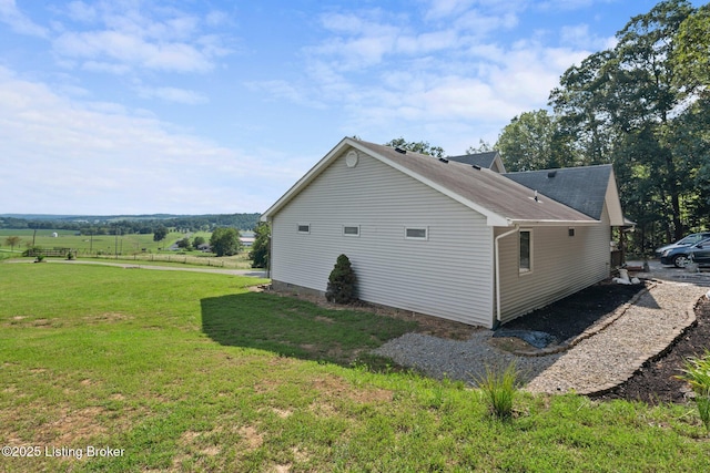 4333 Wax Rd, Clarkson, KY 42726 - view of home's exterior with a lawn and roof with shingles