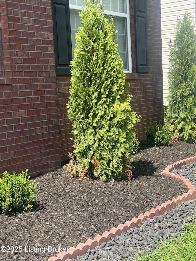 9403 Alex Ct, Louisville, KY 40299 - view of side of property with brick siding