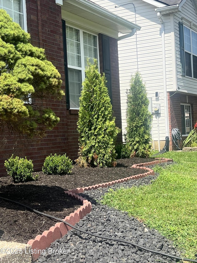 9403 Alex Ct, Louisville, KY 40299 - view of home's exterior with brick siding
