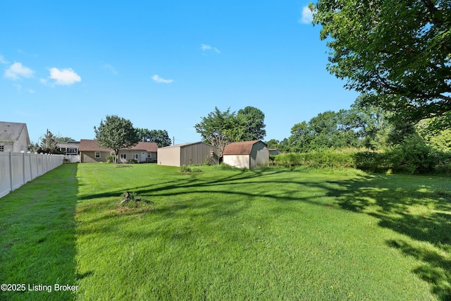 1291 Lipps Ln, Louisville, KY 40219 - view of yard with a storage shed
