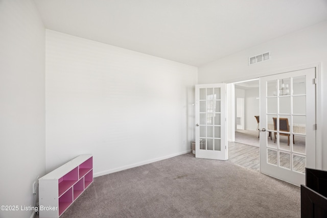 14433 Halden Ridge Way, Louisville, KY 40245 - empty room featuring french doors and carpet floors