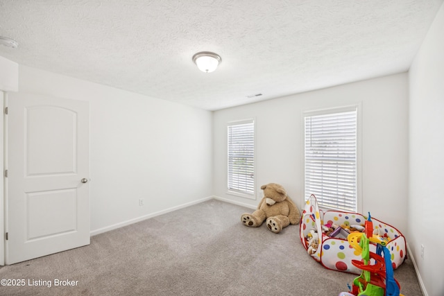 14433 Halden Ridge Way, Louisville, KY 40245 - game room featuring carpet and a textured ceiling