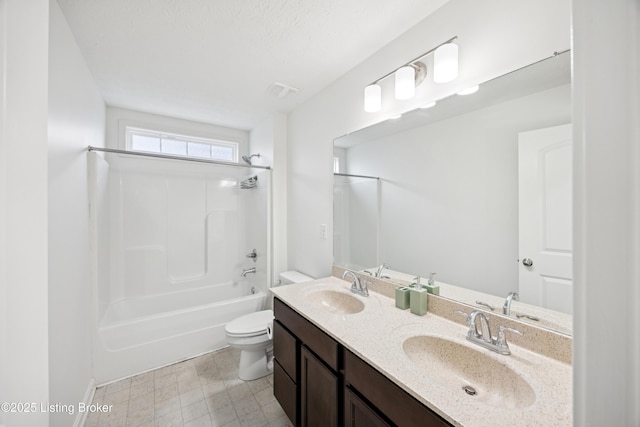 14433 Halden Ridge Way, Louisville, KY 40245 - bathroom featuring double vanity and bathing tub / shower combination