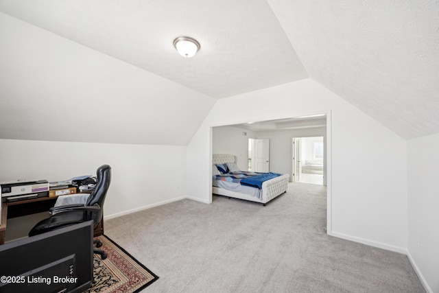 14433 Halden Ridge Way, Louisville, KY 40245 - carpeted office space featuring vaulted ceiling and baseboards