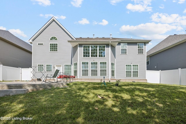 14433 Halden Ridge Way, Louisville, KY 40245 - rear view of house with a patio area