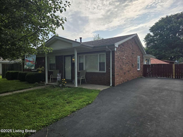 9907 Plaudit Way, Louisville, KY 40272 - view of front of home featuring brick siding and a porch