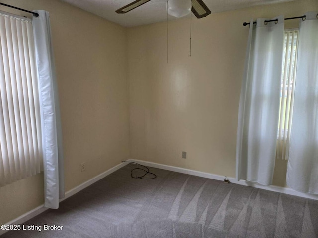 9907 Plaudit Way, Louisville, KY 40272 - carpeted spare room with ceiling fan and baseboards