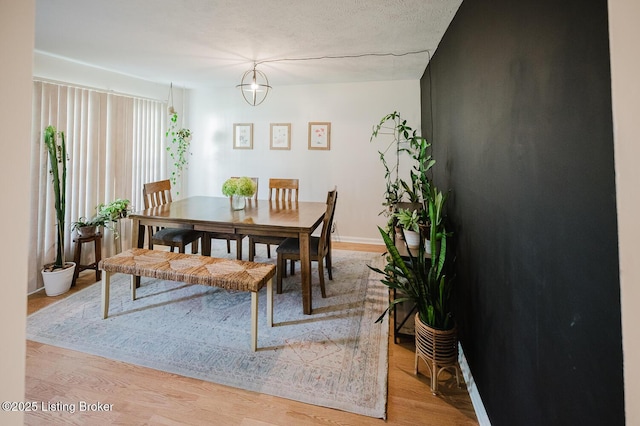 6812 Holly Lake Dr, Louisville, KY 40291 - dining area with light wood-style floors and baseboards