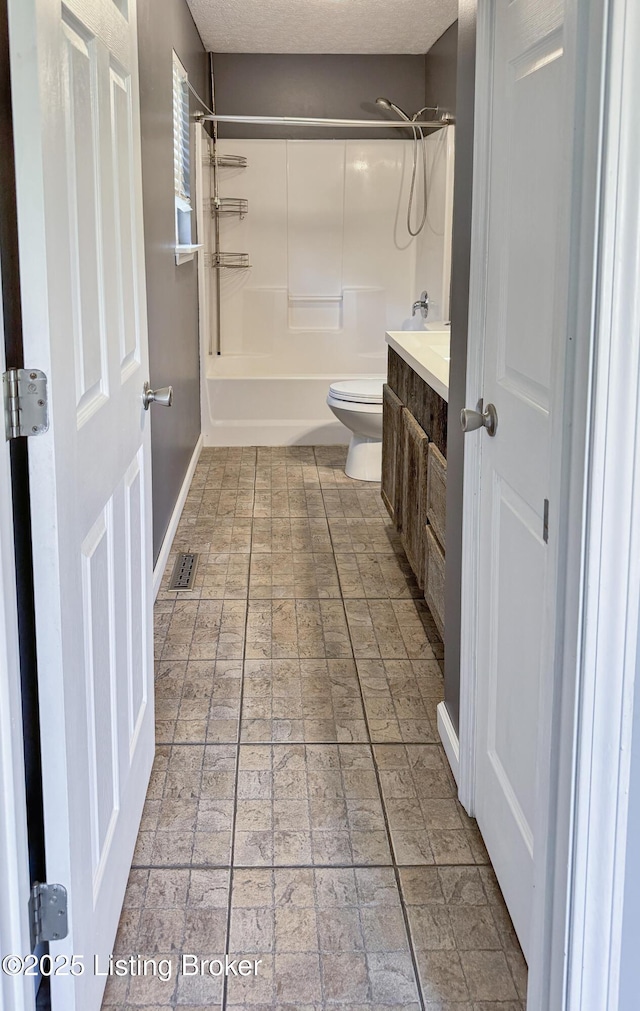 599 Ritchie Dr, Brandenburg, KY 40108 - full bathroom featuring shower / washtub combination, vanity, and brick patterned flooring
