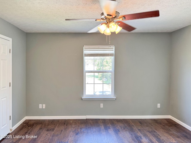 599 Ritchie Dr, Brandenburg, KY 40108 - spare room with ceiling fan, wood finished floors, and a textured ceiling