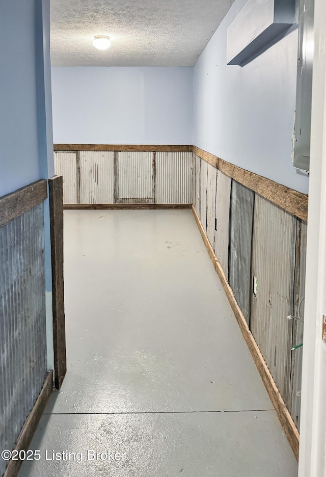 599 Ritchie Dr, Brandenburg, KY 40108 - below grade area with a textured ceiling