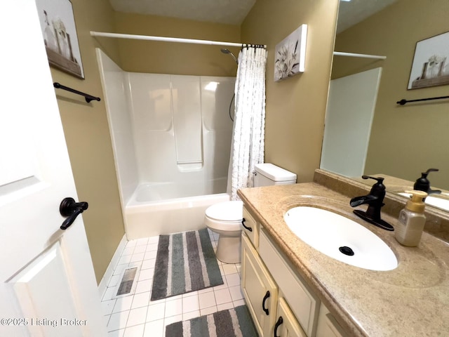 4212 Marseille Dr, Louisville, KY 40272 - full bath with vanity, tile patterned flooring, and shower / bath combo