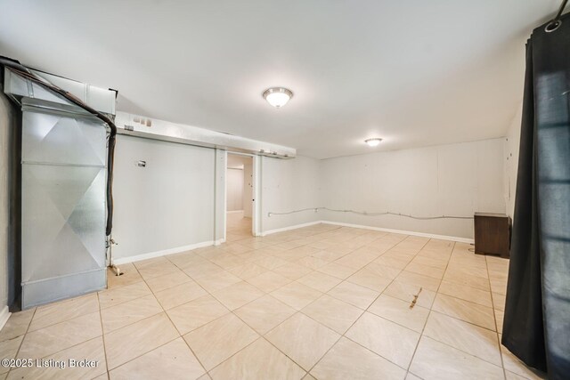 2700 Pioneer Ct, Radcliff, KY 40160 - finished below grade area with light tile patterned floors