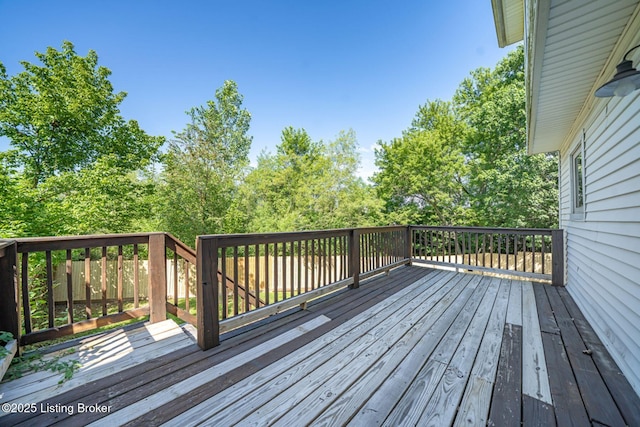 2700 Pioneer Ct, Radcliff, KY 40160 - view of wooden deck