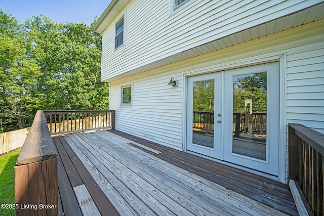 2700 Pioneer Ct, Radcliff, KY 40160 - deck with french doors