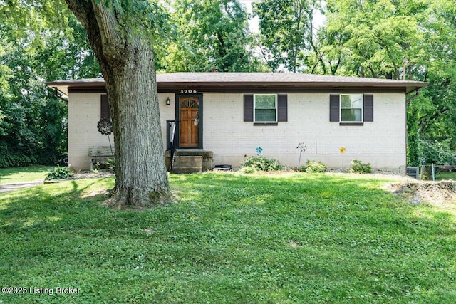 3706 Glenlea Way, Jeffersontown, KY 40299 - view of front of property featuring brick siding and a front lawn