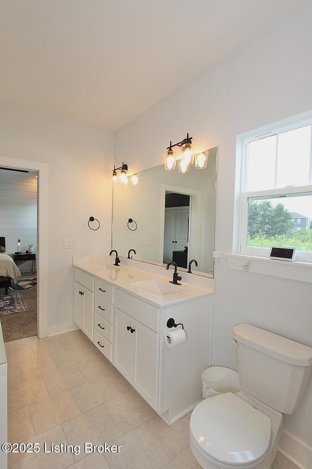 4017 Williams Crossing Way, Jeffersonville, IN 47130 - full bath with double vanity and connected bathroom