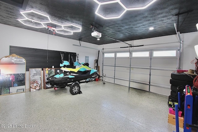 4017 Williams Crossing Way, Jeffersonville, IN 47130 - garage featuring a garage door opener and electric panel