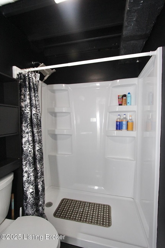 4017 Williams Crossing Way, Jeffersonville, IN 47130 - full bathroom featuring toilet and a stall shower
