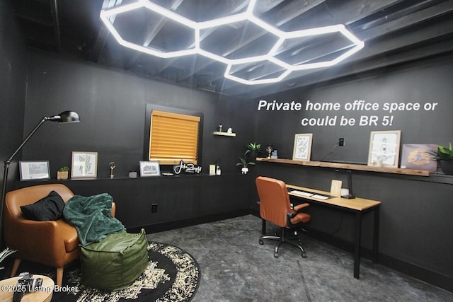 4017 Williams Crossing Way, Jeffersonville, IN 47130 - office area featuring carpet flooring