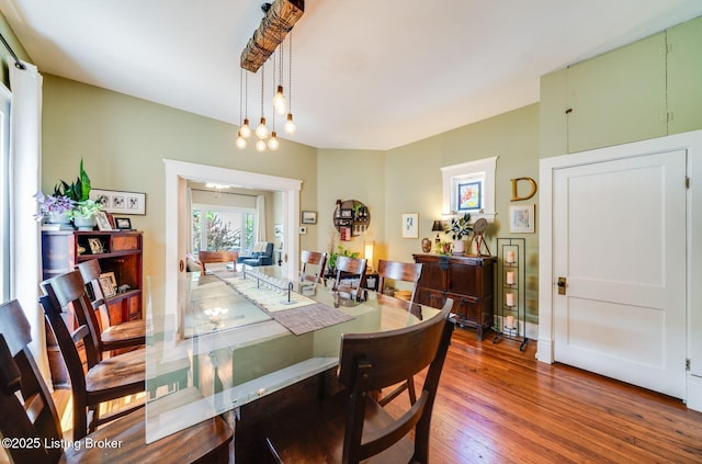 1021 Mulberry St, Louisville, KY 40217 - dining space with wood finished floors