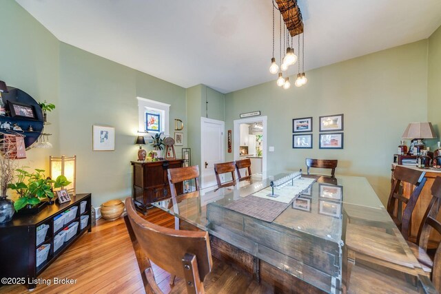 1021 Mulberry St, Louisville, KY 40217 - dining space featuring wood finished floors