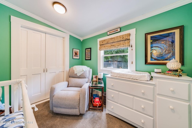 1021 Mulberry St, Louisville, KY 40217 - bedroom with ornamental molding and a closet