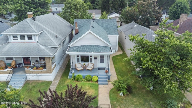 1021 Mulberry St, Louisville, KY 40217 - aerial view of property and surrounding area