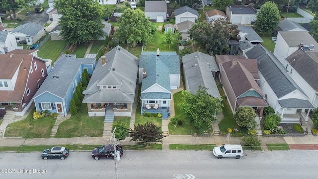 1021 Mulberry St, Louisville, KY 40217 - aerial perspective of suburban area