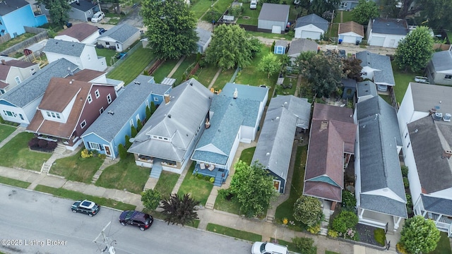 1021 Mulberry St, Louisville, KY 40217 - aerial perspective of suburban area